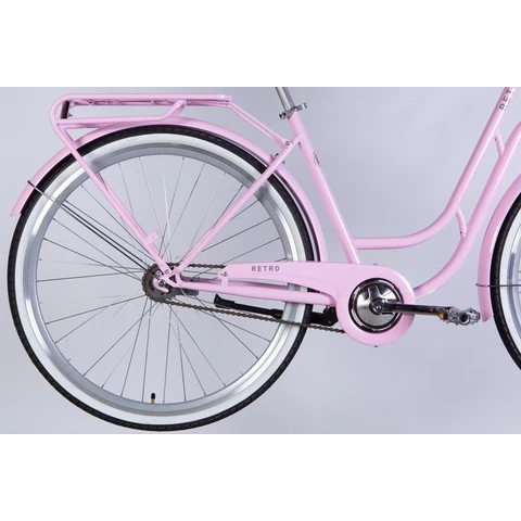 Dorozhnik RETRO kaupunkipyörä 28" 1-v pinkki (Pinkki, 28")