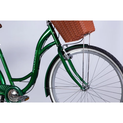 Dorozhnik AQUAMARINE citypyörä 28" 3-v virheä (vihreä, 28")