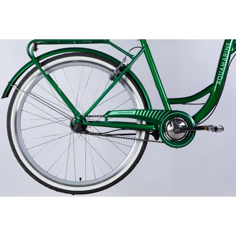 Dorozhnik AQUAMARINE citypyörä 28" 3-v virheä (vihreä, 28")
