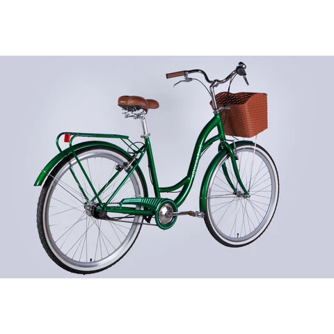 Dorozhnik AQUAMARINE citypyörä 28" 3-v virheä (vihreä, 28")