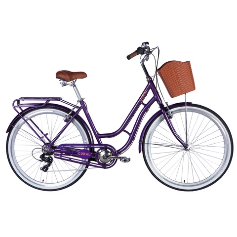 Dorozhnik CORAL kaupunkipyörä 28" 7-v violetti-sininen (Violetti, 28")