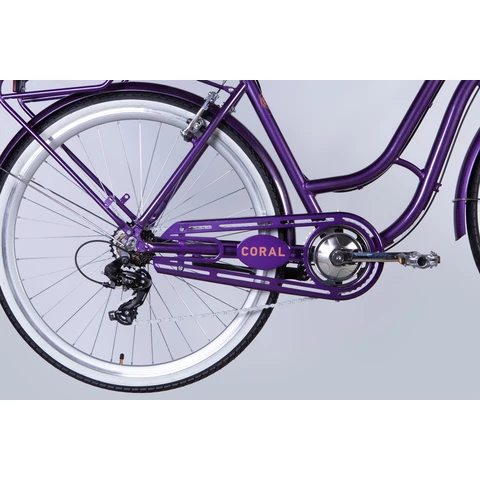 Dorozhnik CORAL kaupunkipyörä 28" 7-v violetti-sininen (Violetti, 28")