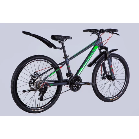 Discovery QUBE maastopyörä 24" 24-v harmaa (Harmaa, 24'')