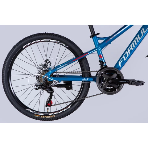 Formula BLACKWOOD 1.0 24" 21-v maastopyörä sininen-hopea (Sininen-hopea, 24'')