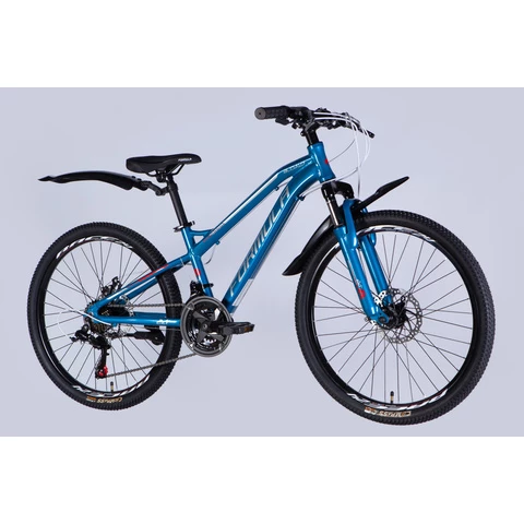 Formula BLACKWOOD 1.0 24" 21-v maastopyörä sininen-hopea (Sininen-hopea, 24'')