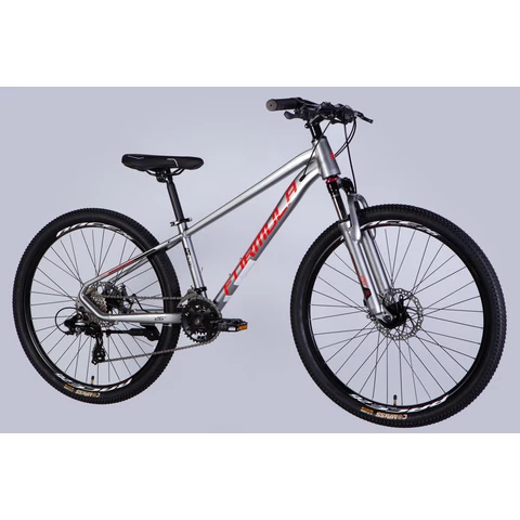Formula THOR 26" 16-v maastopyörä harmaa-punainen (Harmaa-punainen, 26'')