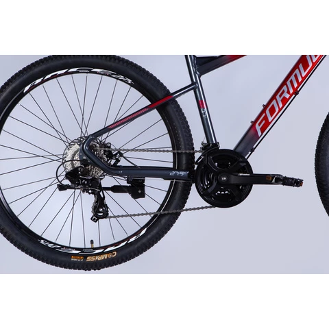 Formula F-1 maastopyörä 27.5" 24-v punainen-hopea (Punainen-hopea, 27.5")