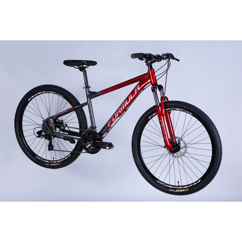 Formula F-1 maastopyörä 27.5" 24-v punainen-hopea (Punainen-hopea, 27.5")