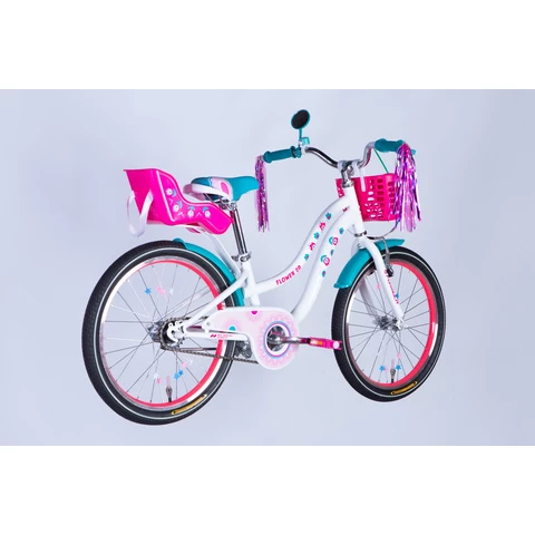 Formula FLOWER PREMIUM lasten polkupyörä 20" valkoinen (Valkoinen, 20")