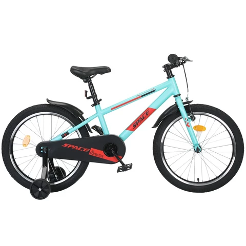  Formula Kid SPACE GEON 20" 1-v lasten polkupyörä apypyörillä (Turkoosi, 20")
