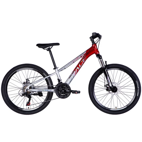 Formula SPACE PHAETON 24" 21-v maastopyörä hopea-punainen (Hopea-punainen, 24'')