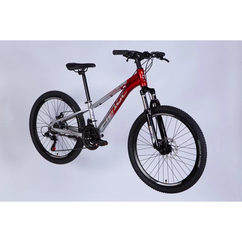 Formula SPACE PHAETON 24" 21-v maastopyörä hopea-punainen (Hopea-punainen, 24'')