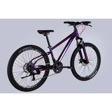 lasten maastopyörä Discovery TREK 26" 21-v maastopyörä violetti takapuoli