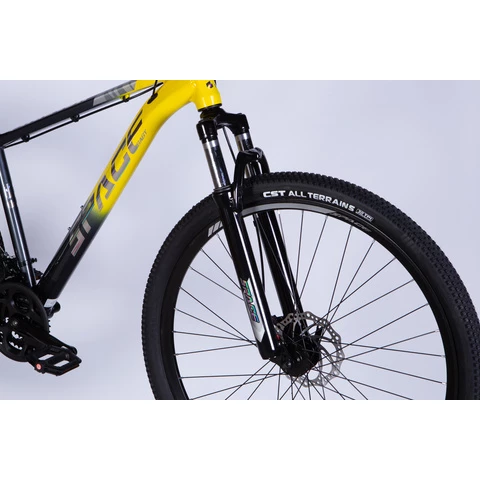 Formula SPACE PHAETON maastopyörä 29" 21-v harmaa-keltainen (Harmaa, 29")