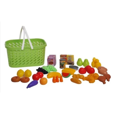Junior Home play food toy set incl. shopping basket (40 parts)