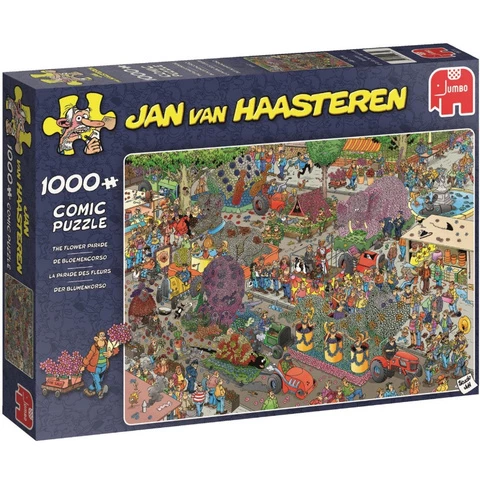 Jumbo Puzzle 1000 returns Comic flower parade