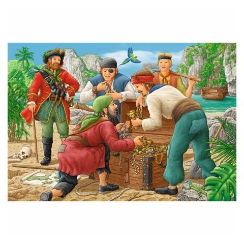  Ravensburger Puzzle 24 x 2, Pirate