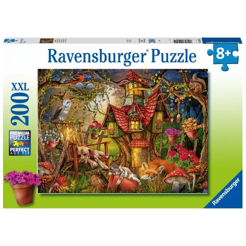  Ravensburger Jigsaw puzzle 200 pieces with a tree house and animals