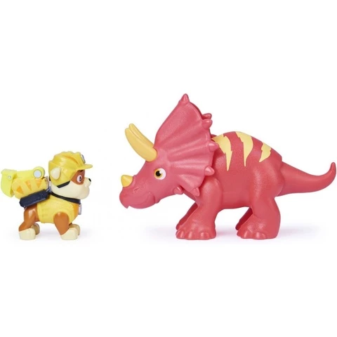 Paw Patrol dino and Rubble