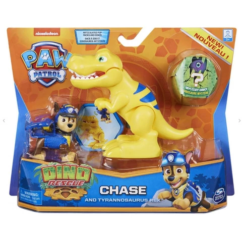 Paw Patrol dino and Chase