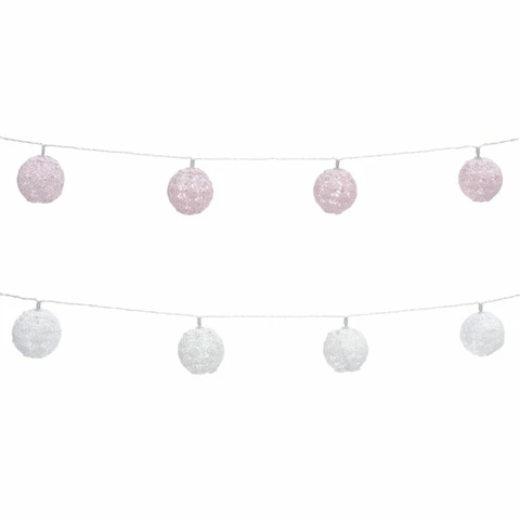 Led valoketju pitsi 10 palloa