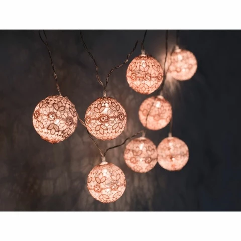 Led valoketju pitsi 10 palloa