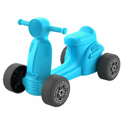 Plasto scooter blue with quiet tires