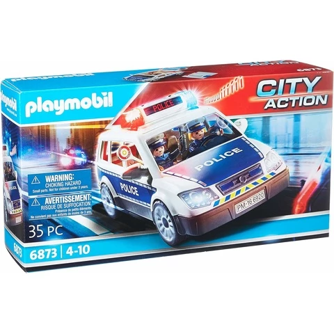 Playmobil 6873 City Action Poliisiauto valolla