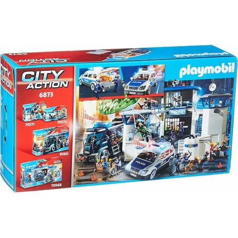 Playmobil 6873 City Action Poliisiauto valolla