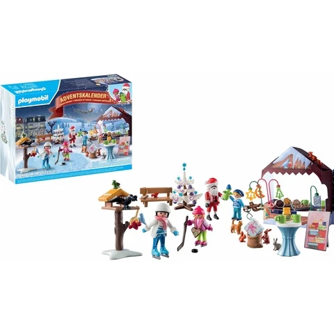 Playmobil lelujoulukalenteri Matka joulumarkkinoille