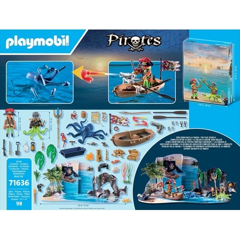 Playmobil lelujoulukalenteri Merirosvot