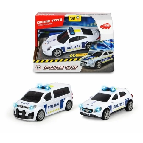Police car 15 cm sound/light different