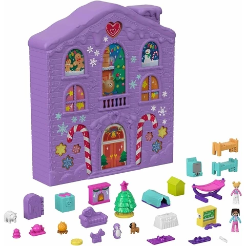 Polly Pocket joulukalenteri Talo