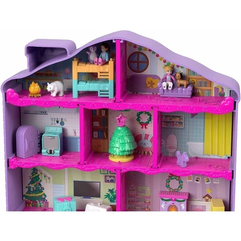 Polly Pocket joulukalenteri Talo