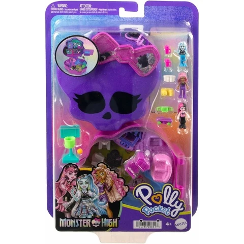 Polly Pocket Monster High leikkisetti sis. 3 pikku nukkea