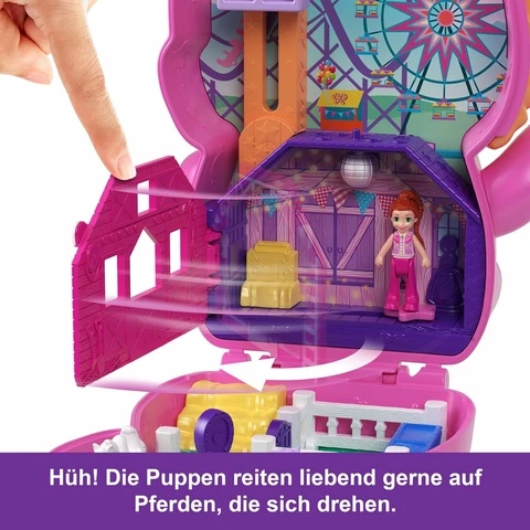 Polly Pocket rasia matkalle ja leikkiin lapsille 4+