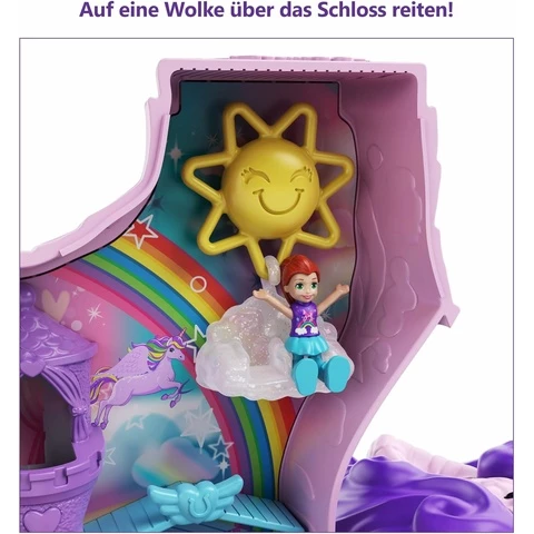 Leikkisetti tytöille Polly Pocket rasia Unicorn