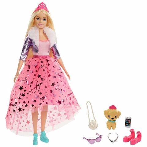 Barbie princess and dog