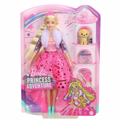 Barbie princess and dog