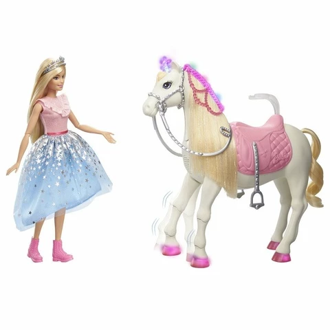 Barbie princess doll and horse