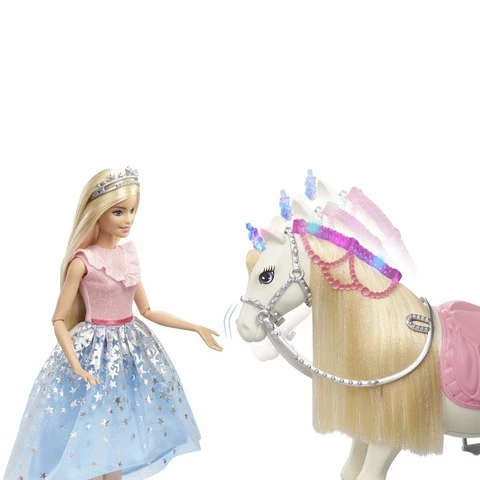 Barbie princess doll and horse