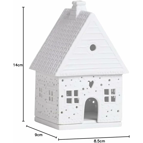 Räder valkoinen talolyhty 14 cm