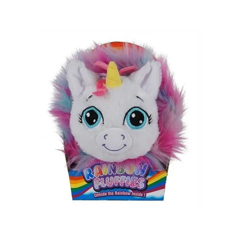 Rainbow Fluffies plush unicorn small