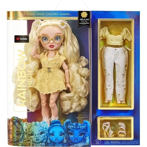 Rainbow High Dellah Fields  Butterflower Yellow fashion doll