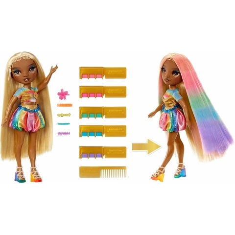 Rainbow High Meline Luxe nukke ja hiustenmuotoilusetti
