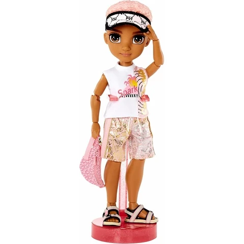 Rainbow High Pacific Coast Finn Rosado poikka-nukke ja surffilauta