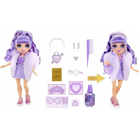 Rainbow High Violet Willow nukke Luovat Kristallit