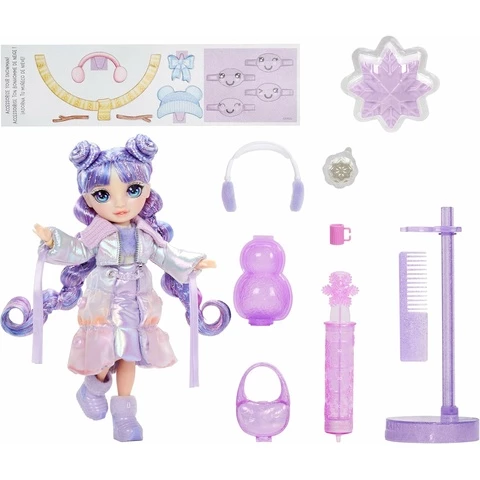Rainbow High Winter Wonderland Lila muotinukke