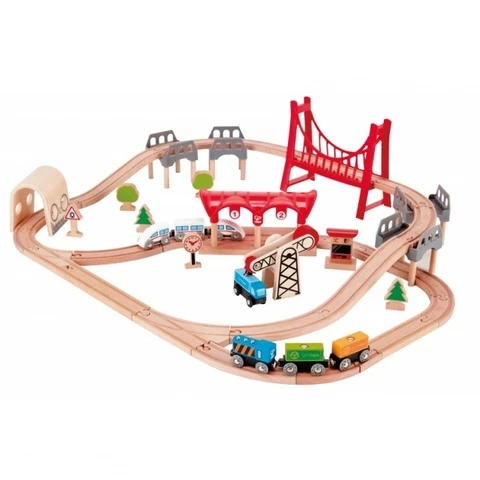 Hape train set, large