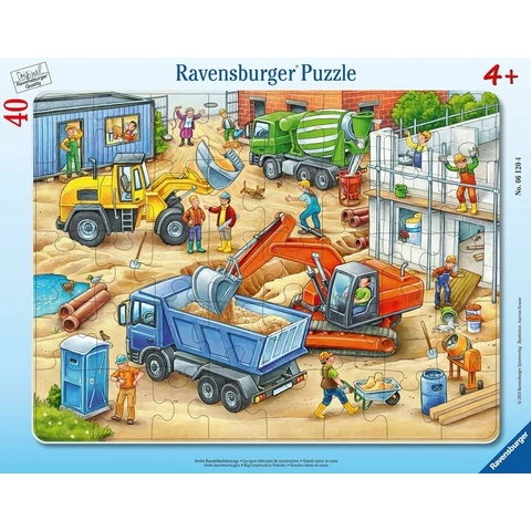 Ravensburger lasten palapeleja 30 palaa Työmaa-teemalla